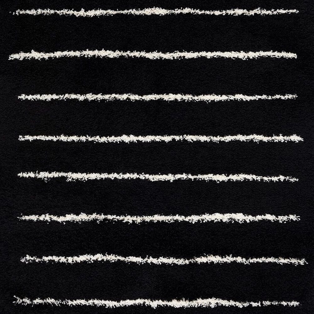 Safavieh Venus Shag VNS604Z 4&#39; x 6&#39; Black and Ivory Area Rug, , large