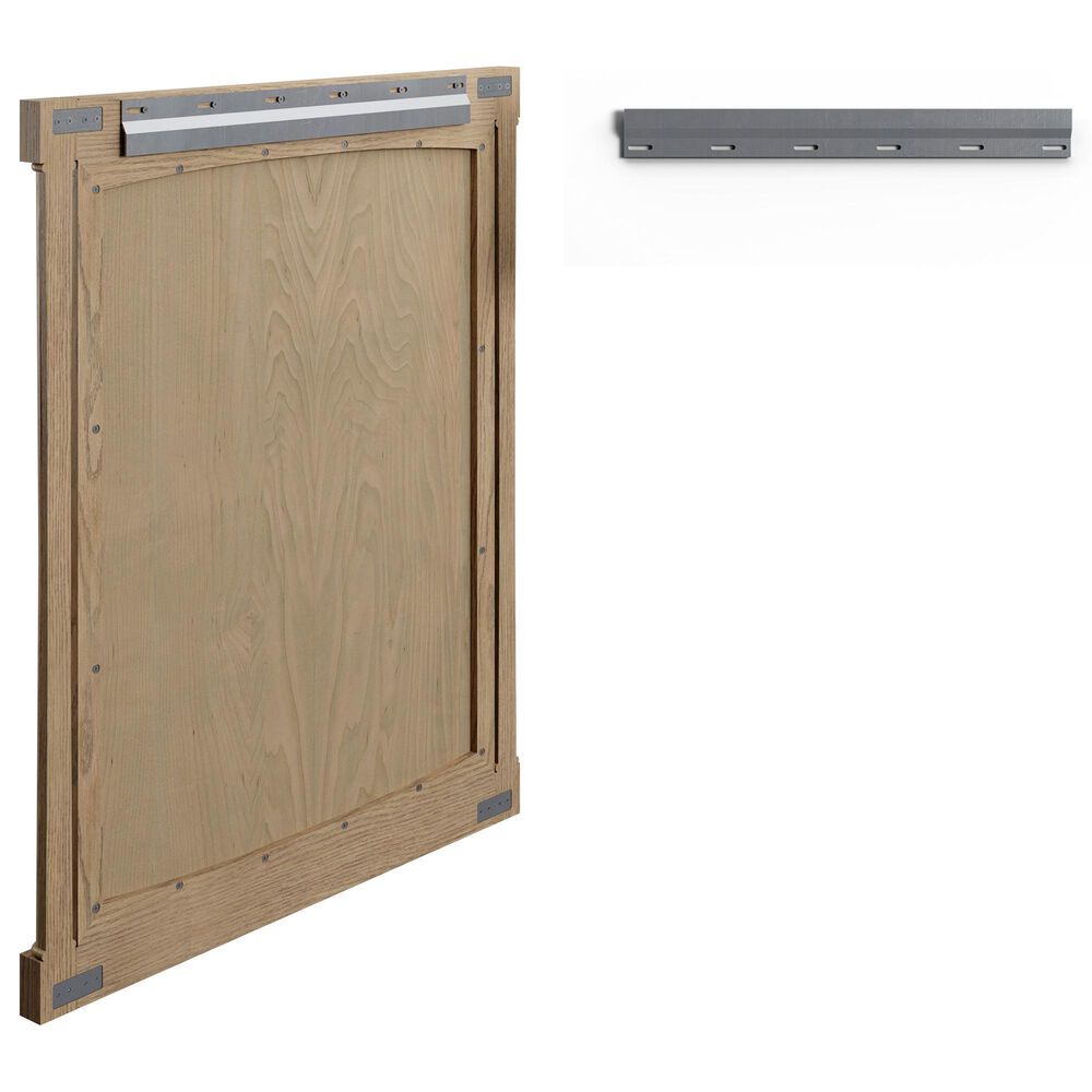James Martin Kinnsden 30" Rectangular Mirror in Weathered Oak, , large