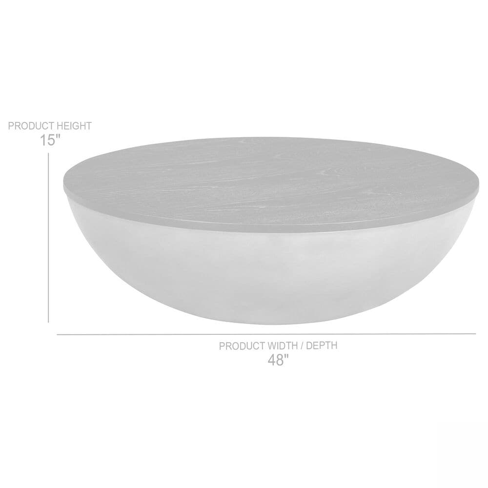 Blue River Melody Coffee Table in Black Brushed, , large