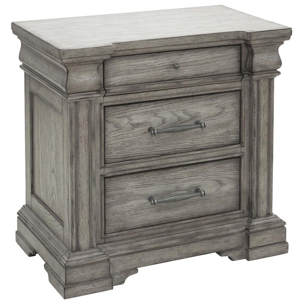 Chapel Hill Madison Ridge 4 Piece King Storage Bedroom Set in Bluff Gray, , large