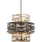 Minka-Lavery Vortic Flow 18-Light Chandelier in Dark Bronze, , large