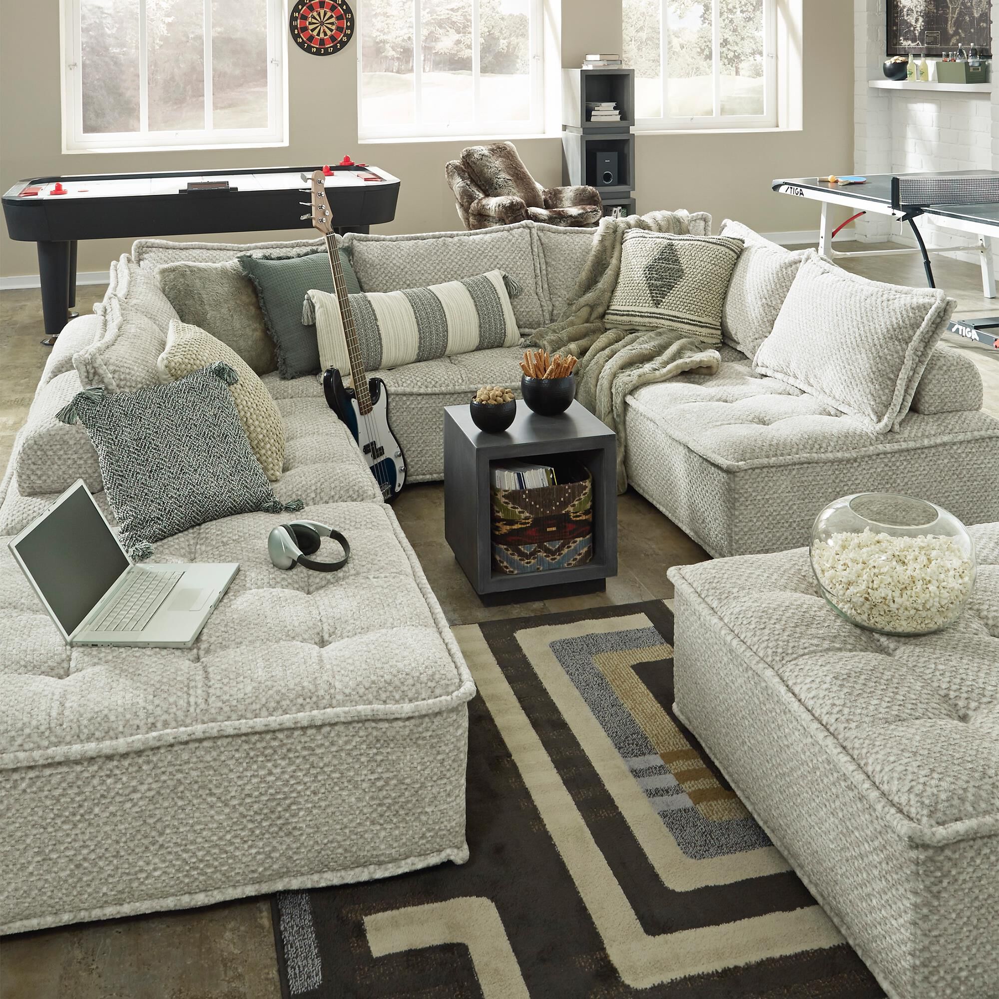 Signature Design by Ashley Bales 7 Piece Modular U Shaped