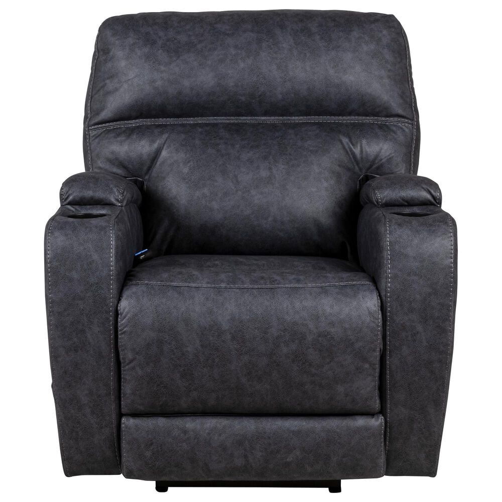 HomeStretch Jaguar Triple Power Recliner in Graphite, , large