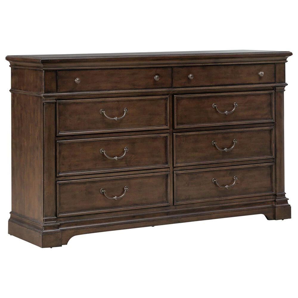 Liberty Furniture Arden Road 8-Drawer Dresser in Satin Cherry, , large