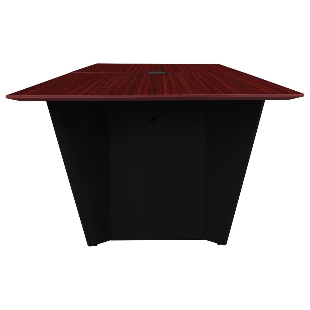 Regency Global Sourcing Array 120" Conference Table in Black and Mahogany, , large