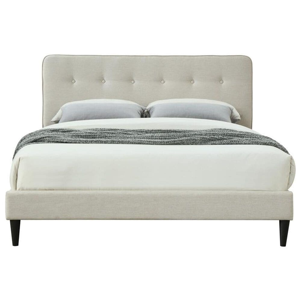Bernards Furniture Amelia Queen Platform Bed in Beige, , large