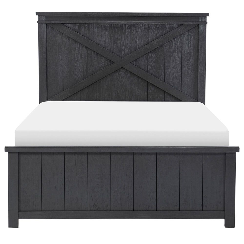Legacy Classic Flatiron 4-Piece Full Trundle Bedroom Set in Midnight, , large