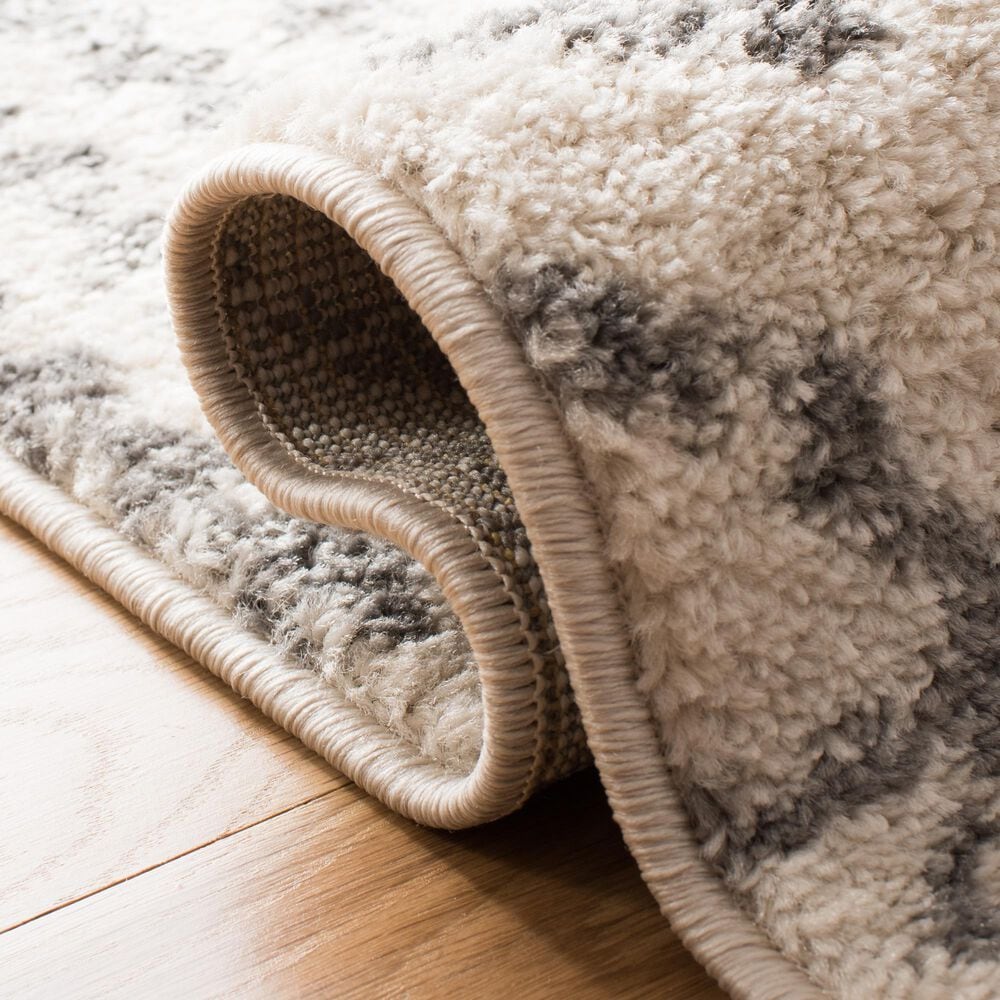 Safavieh Tulum  2&#39; x 8&#39; Ivory and Grey Runner, , large
