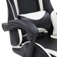 CorLiving Ravagers Gaming Chair in Black/White, , large