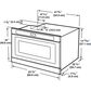 KitchenAid 24" Under-Counter Microwave Oven Drawer in Stainless Steel, , large