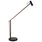 Adesso Crane LED Desk Lamp in Walnut Wood and Black, , large