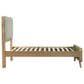 Pacific Landing Robyn Twin Upholstered Platform Bed in Cool Beige and Light Ash, , large