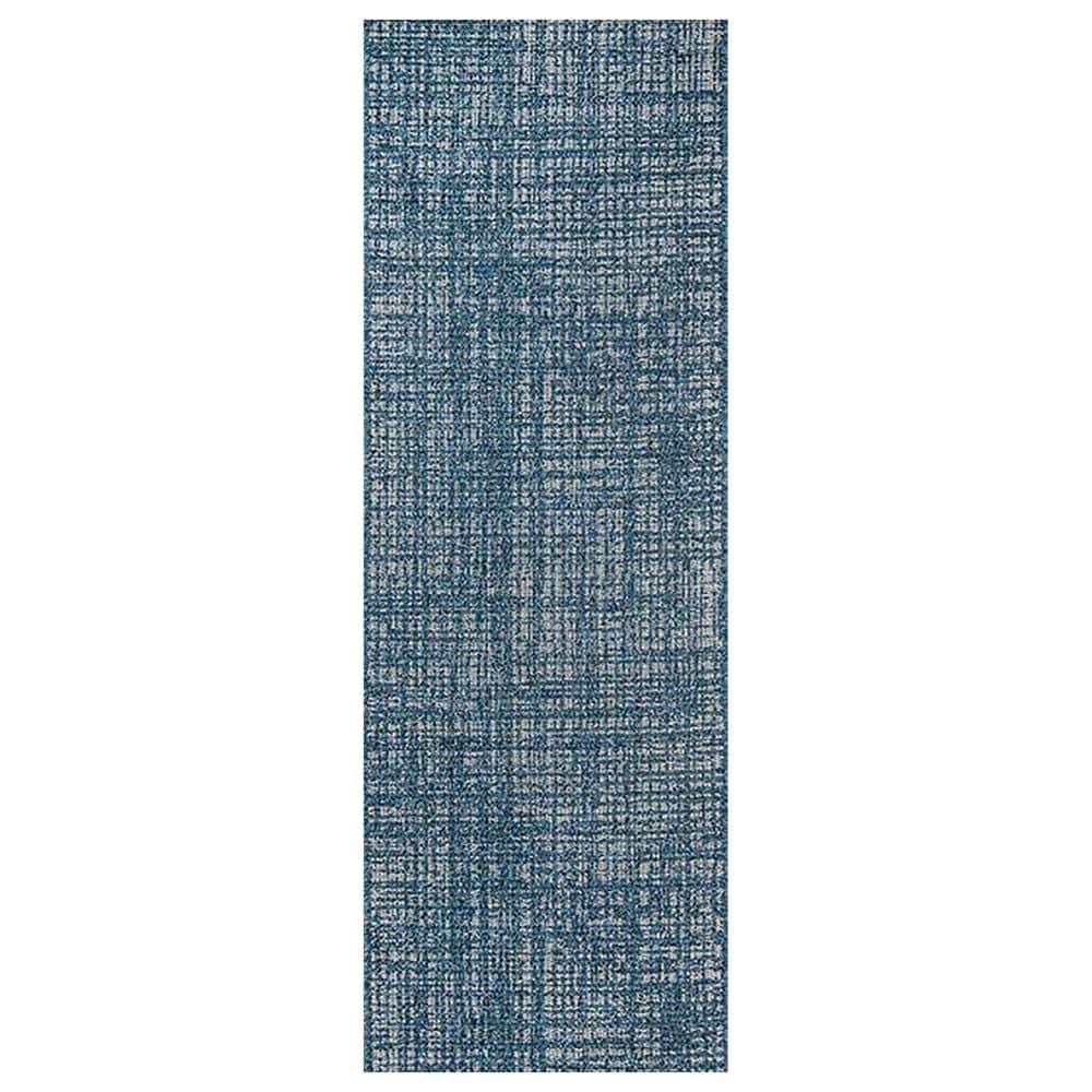 Momeni Como 2' x 10' Blue Indoor/Outdoor Runner, , large