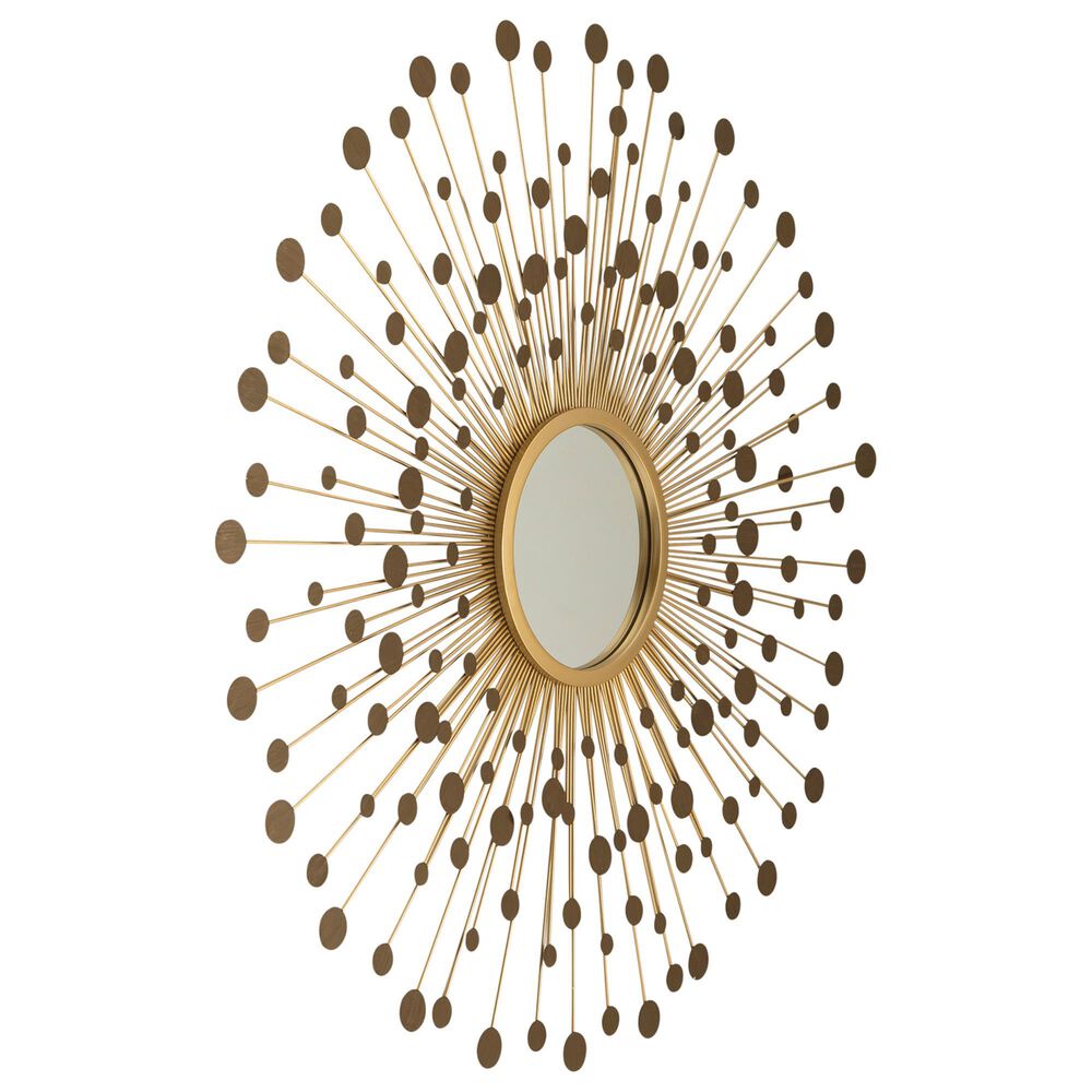 Ashley Morwenna Accent Wall Mirror in Oil-Rubbed Bronze and Gold, , large