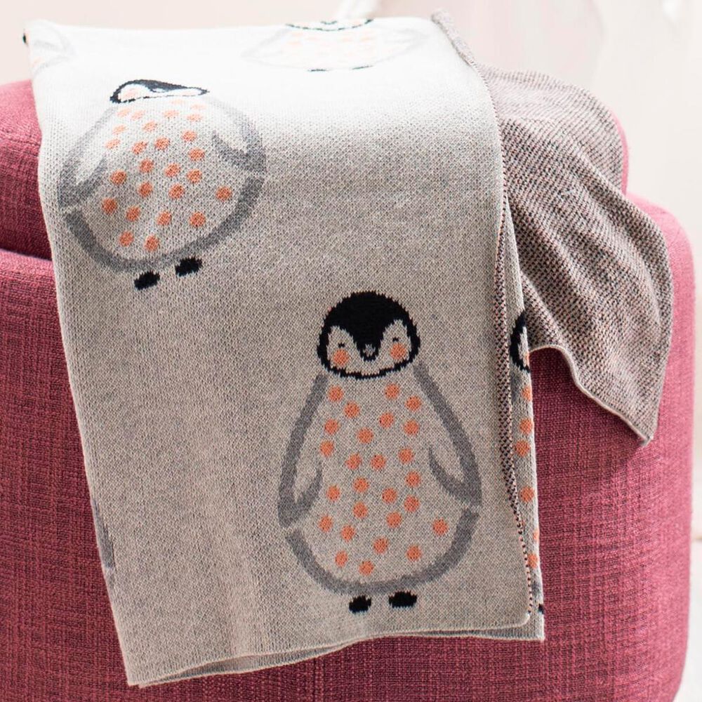 Safavieh Ozzie Throw in Grey/Coral, , large