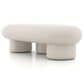 Furniture of America Rene Low Profile Glossy Coffee Table in Cream, , large
