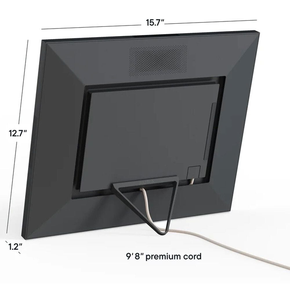 Aura 15" HD Digital WiFi Frame in Matted Ink, , large