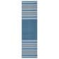 Safavieh Montauk MTK214A 2"6" x 10" Blue and Grey Runner, , large