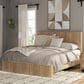 Ashley Gramburg King Panel Bed in Warm Brown, , large