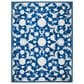 Safavieh Micro-Loop 9" x 12" Navy and Grey Area Rug, , large