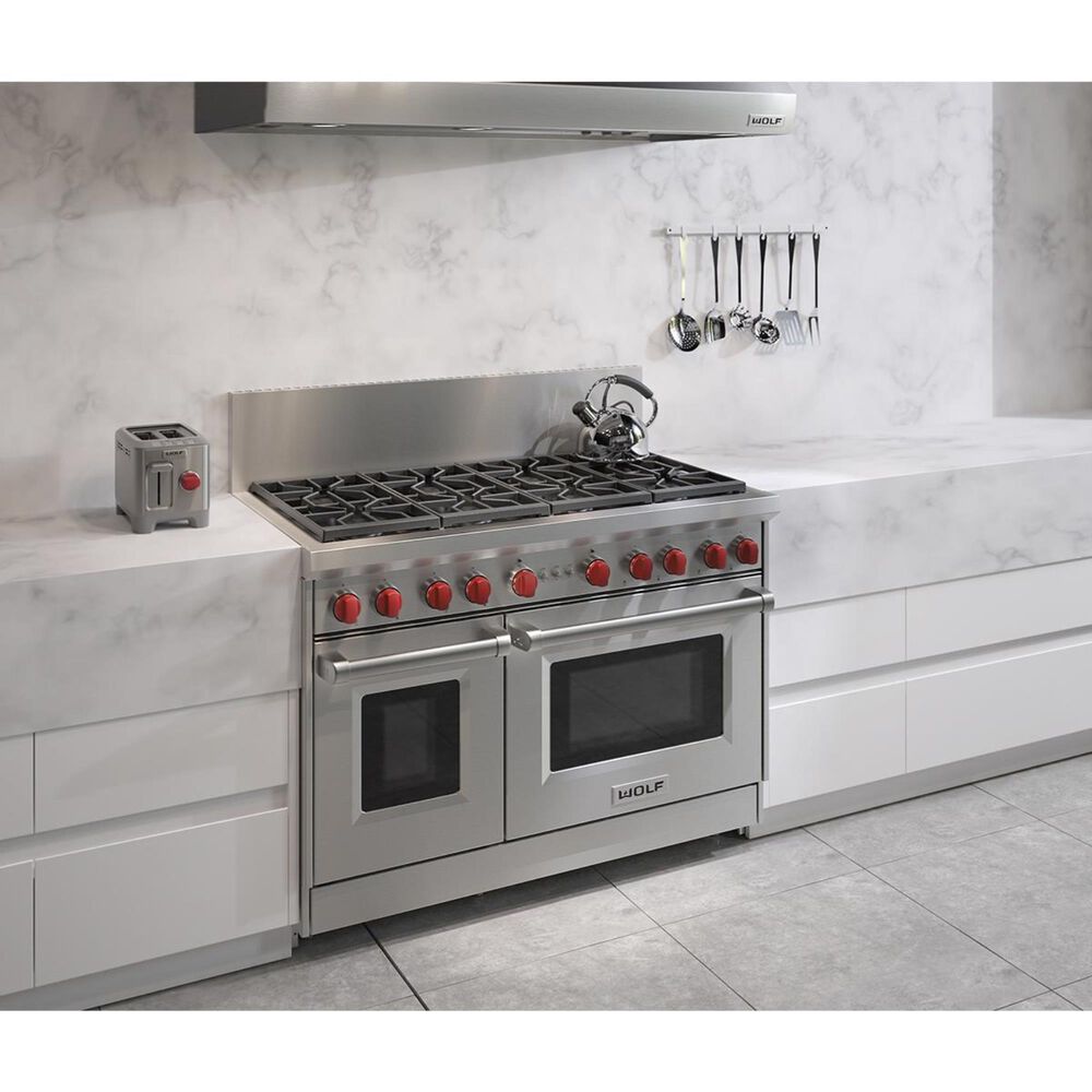 Wolf 48&quot; 8 Burner Gas Range Liquid Propane, , large