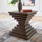 Ashley Hannodream End Table in Warm Brown, , large