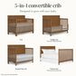 Evolur Flynn 2-Piece Crib and Dresser in Sedona, , large