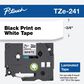 Brother 18mm Tape in Black on White for P-Touch, , large