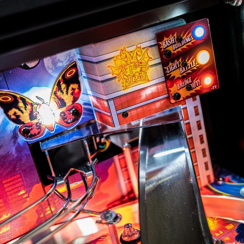 Stern Pinball Godzilla Pro Edition Pinball Machine in Multicolor, , large
