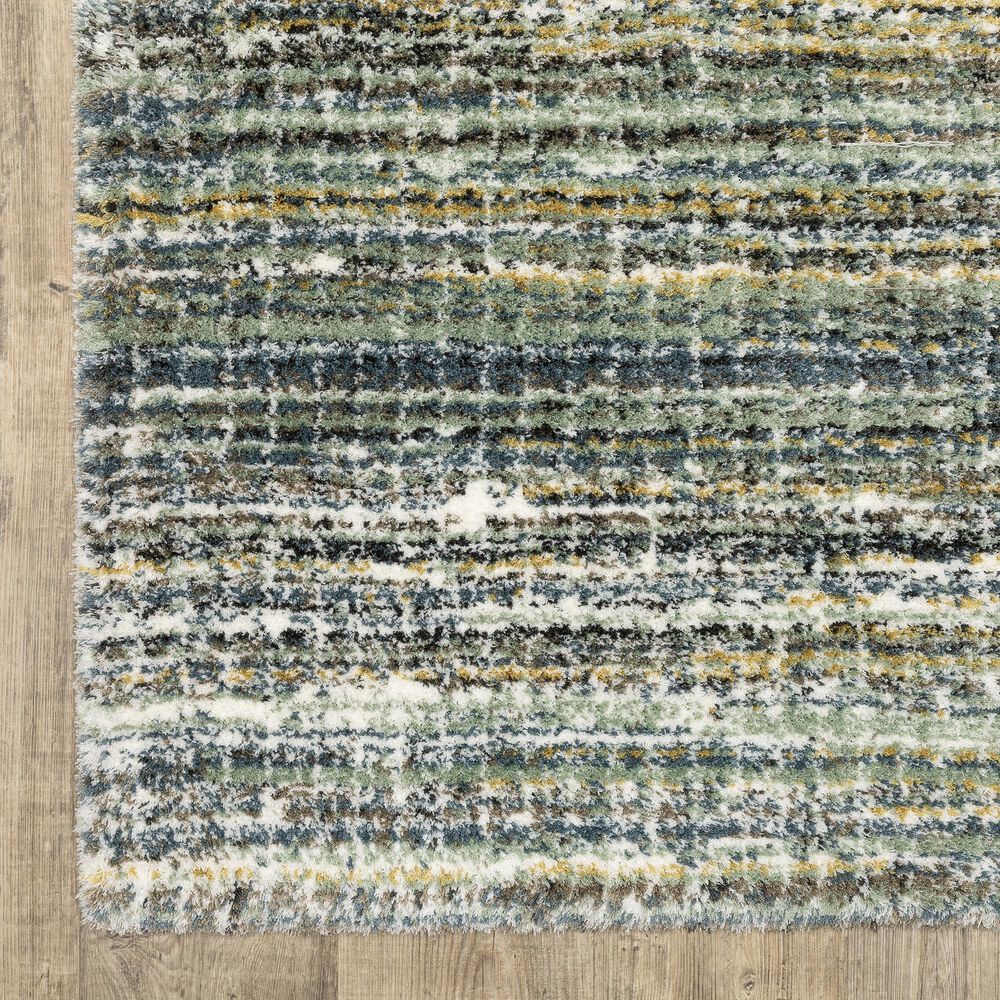Oriental Weavers Galileo GAL07 Green and Blue 7&#39;10&quot; x 10&#39;10&quot; Area Rug, , large