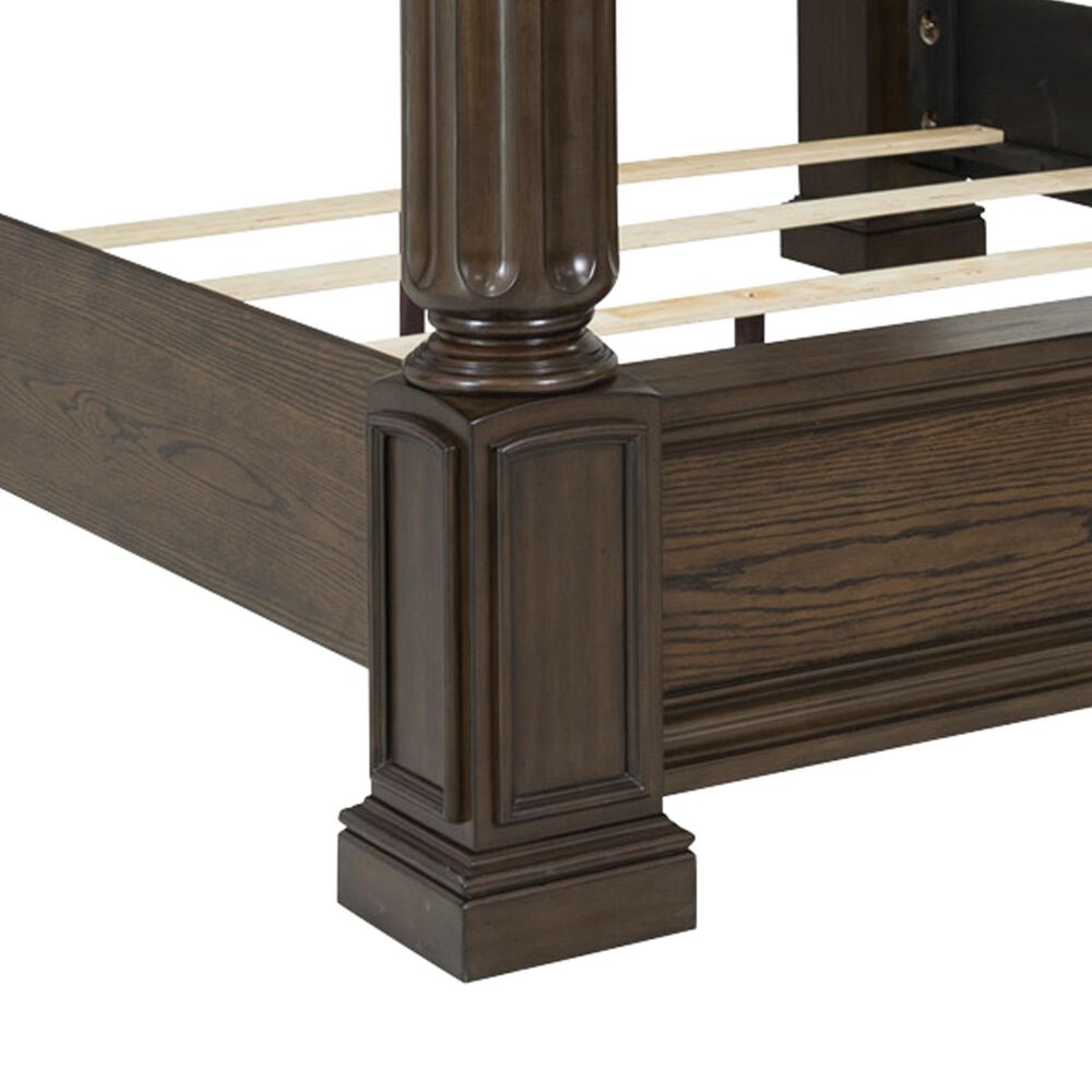 Millenium Maylee King Canopy Bed in Dark Brown, , large