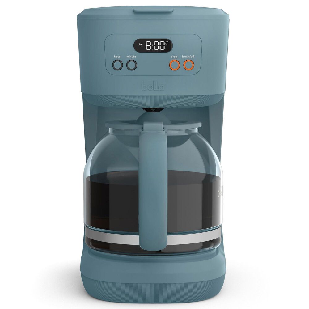 Bella 12-Cup Programmable Coffee Maker in Surf, , large