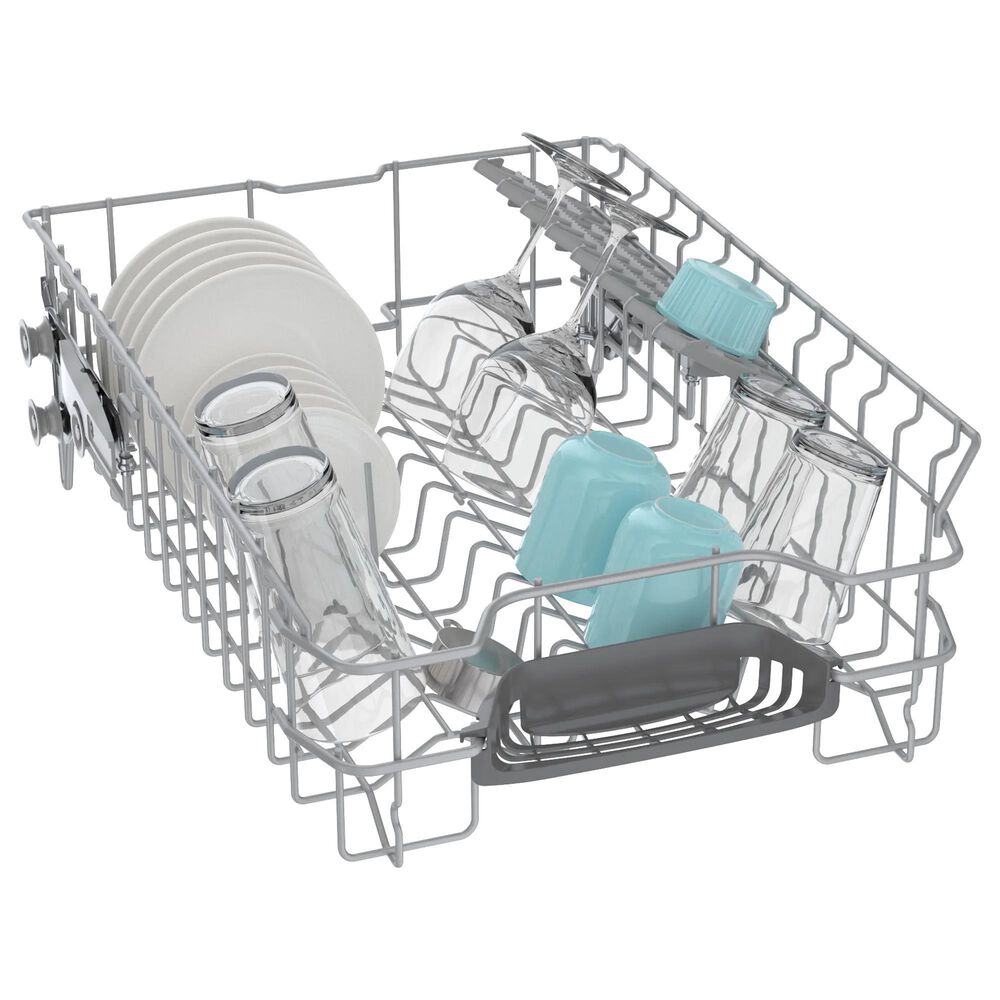 Bosch 300 Series 18" Built-In Smart Dishwasher with 5 Wash Cycles in White, , large