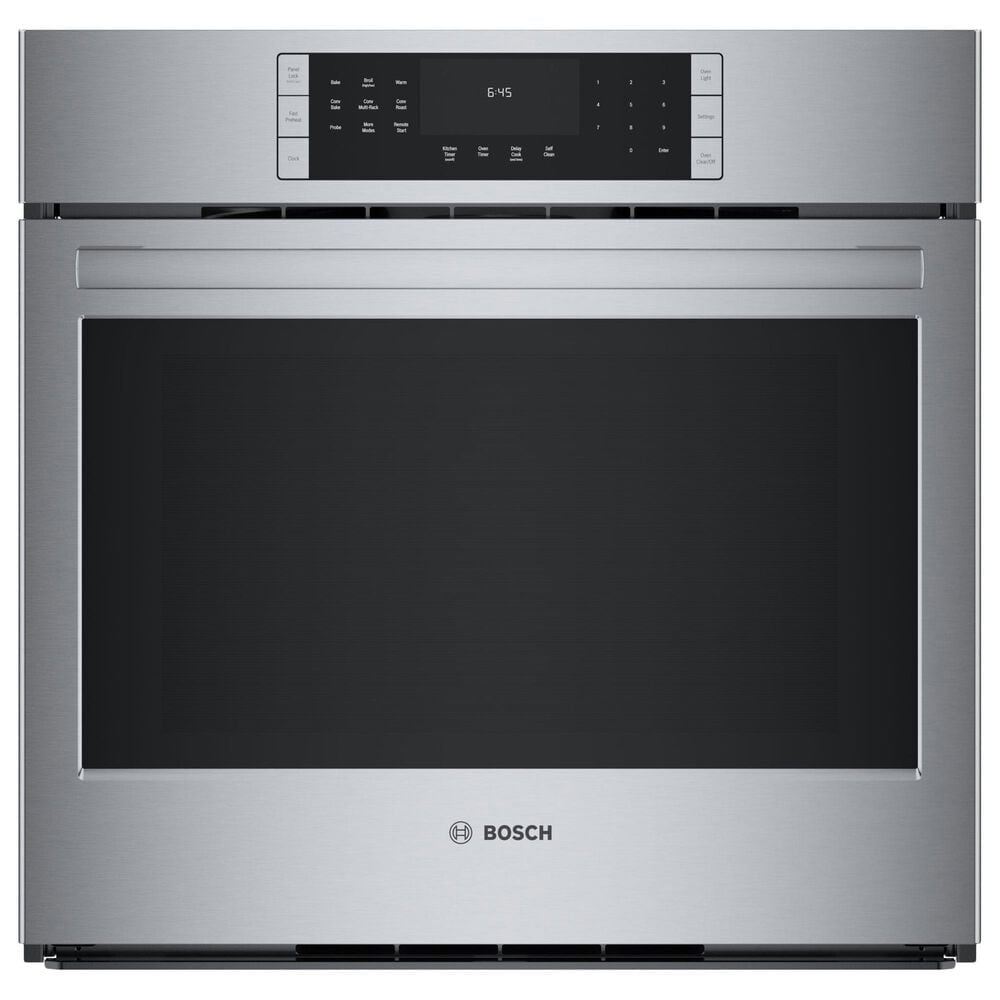 Bosch 800 Series 30" Built-In Single Electric Convection Wall Oven in Stainless Steel, , large
