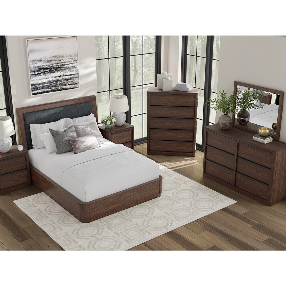 Millenium Dilenno Dresser Mirror in Dark Brown, , large