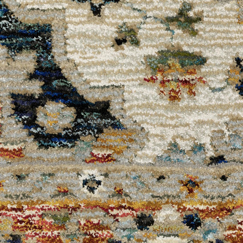 Oriental Weavers Andorra 1&#39;10&quot; x 3&#39;2&quot; Blue and Orange Area Rug, , large