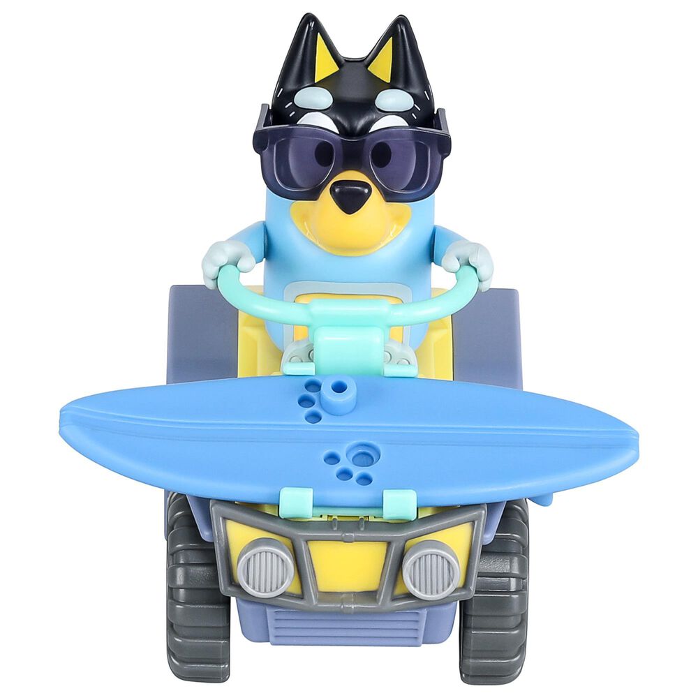 Bluey Beach Quad with Bandit Action Figures, , large