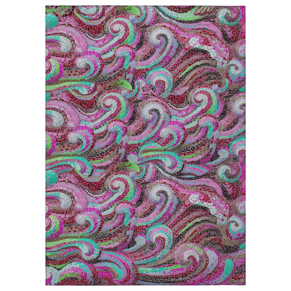 Dalyn Rug Company Seabreeze Abstract 9" x 12" Scarlett Area Rug, , large