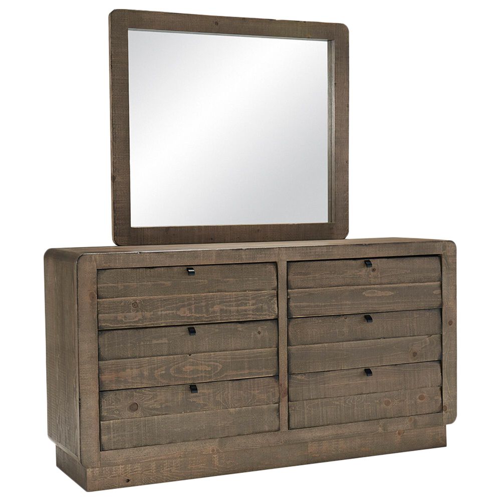 Tiddal Home Bliss Dresser & Mirror in Mocha, , large