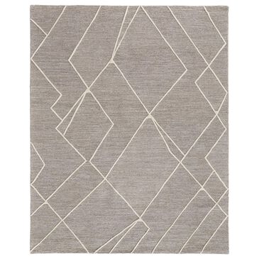 Feizy Rugs Euclid 9"6" x 13"6" Gray and Ivory Area Rug, , large