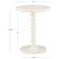 Linon Home Decor Aurora Round Side Table in Off White, , large
