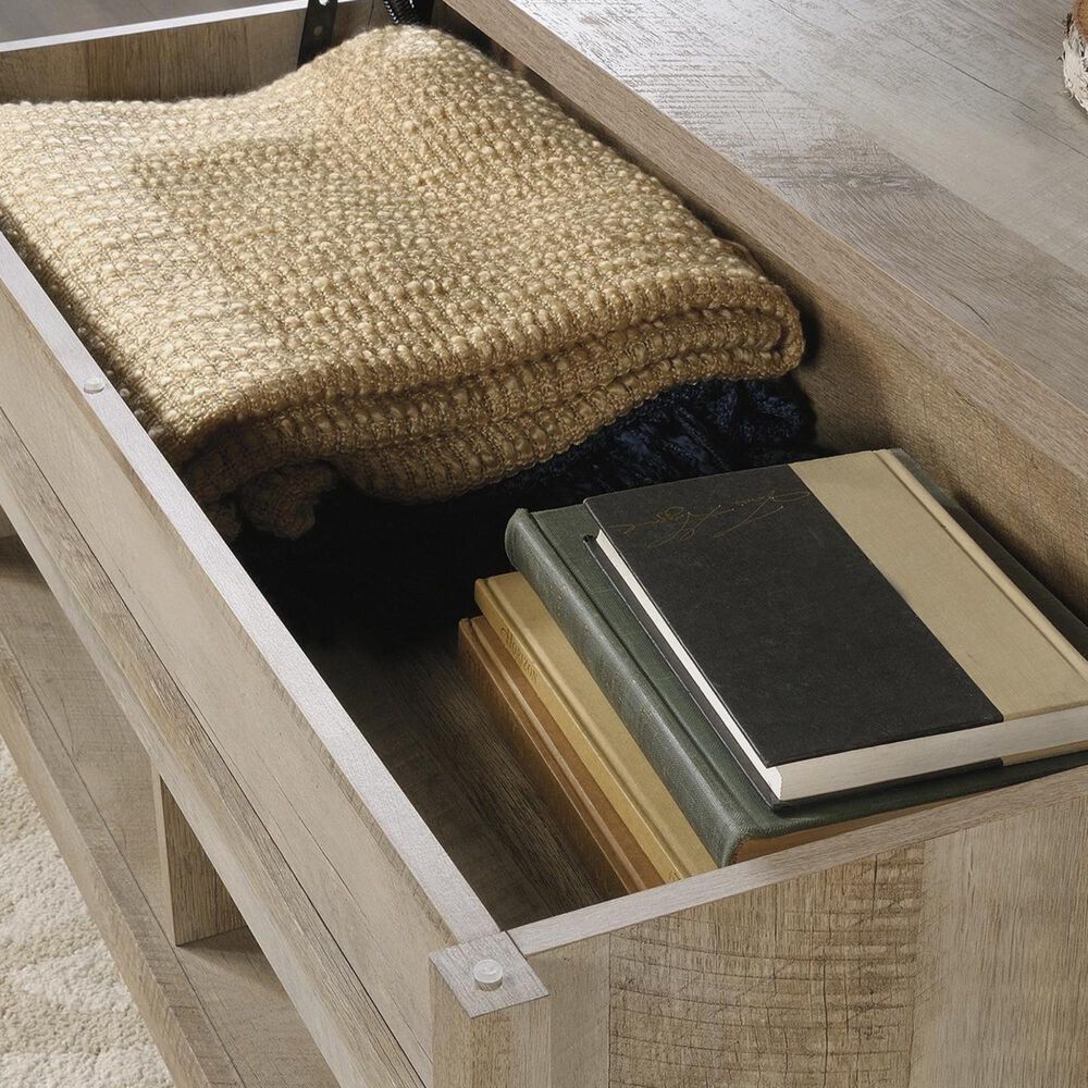 Sauder Cannery Bridge Lift Top Coffee Table in Lintel Oak NFM