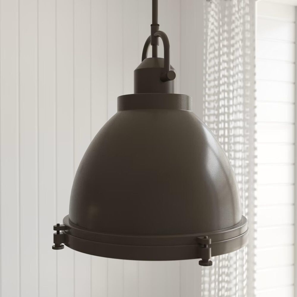 Hunter Bridgemoor 3-Light Pendant in Noble Bronze, , large