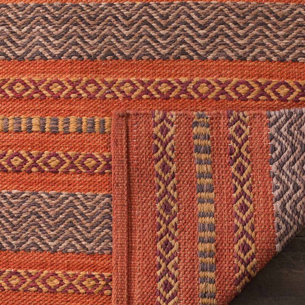Safavieh Montauk MTK214B 6&#39; Square Orange and Red Area Rug, , large