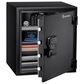 Fortress Large Fireproof and Waterproof Personal Safe in Black, , large