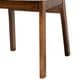 Baxton Studio Damara Side Chair with Grey Cushion in Walnut Brown (Set of 2), , large