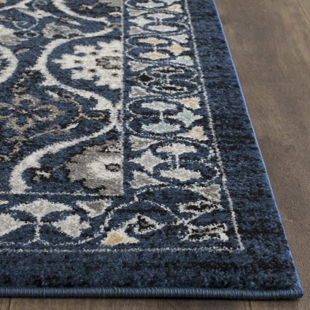 Safavieh Evoke EVK210A 4&#39; x 6&#39; Royal Blue and Ivory Area Rug, , large