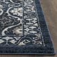 Safavieh Evoke EVK210A 4" x 6" Royal Blue and Ivory Area Rug, , large
