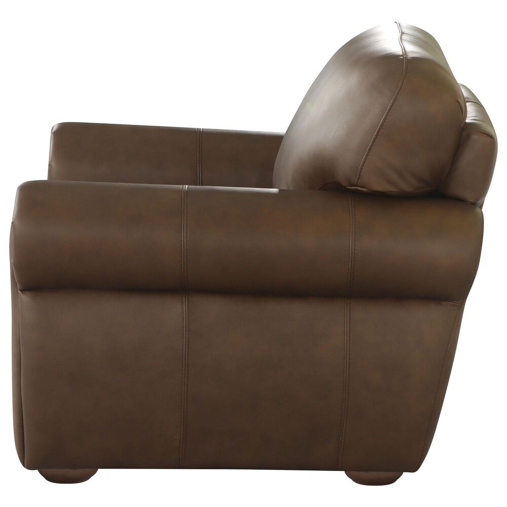 Chateau d'Ax Leather Accent Chair in Brown, , large
