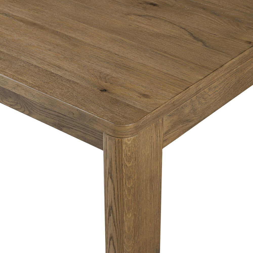 Four Hands Noeline Double Extension Dining Table in Resawn Worn Oak - Table Only, , large
